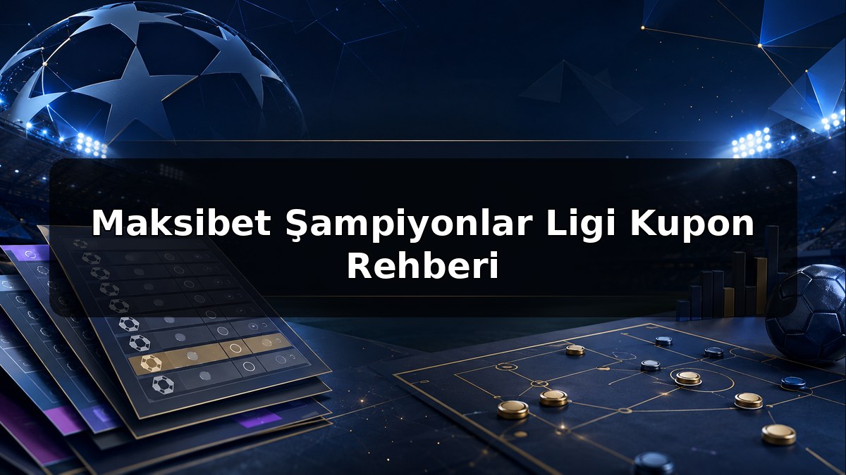 Maksibet Şampiyonlar Ligi Kupon Rehberi konulu Maksibet görseli
