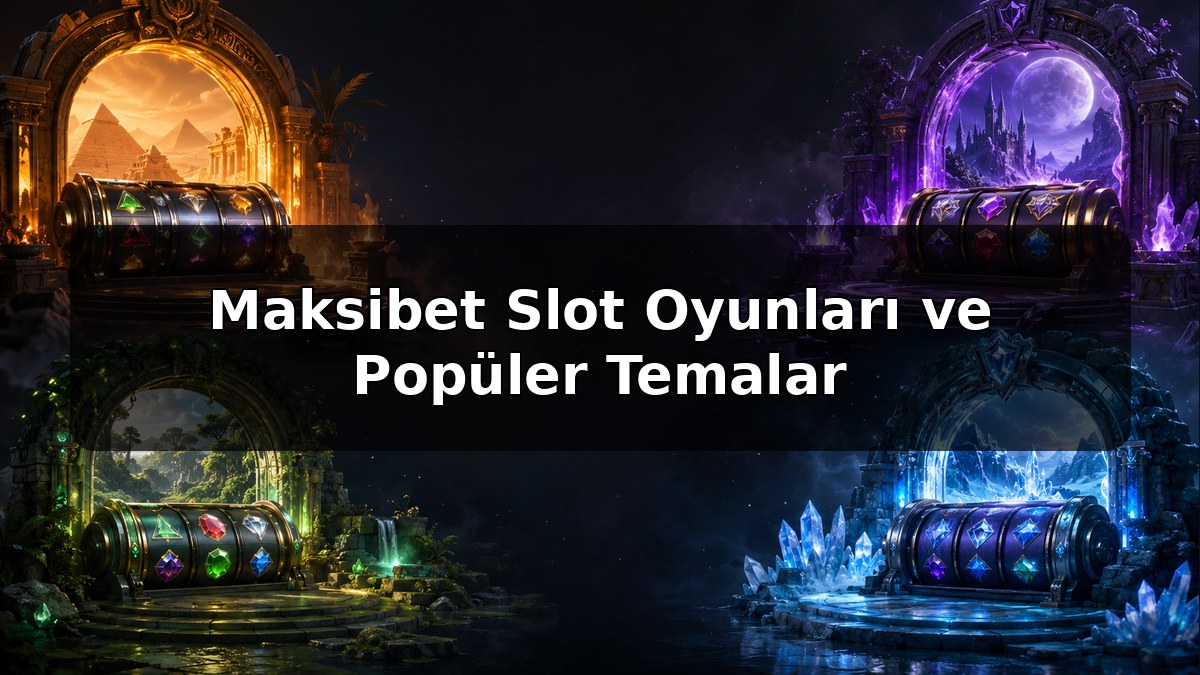 Maksibet Slot Oyunları ve Popüler Temalar konulu Maksibet görseli